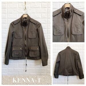 Kenna-T Moss Army Green military utility zip up jacket Women’s‎ Size M Medium